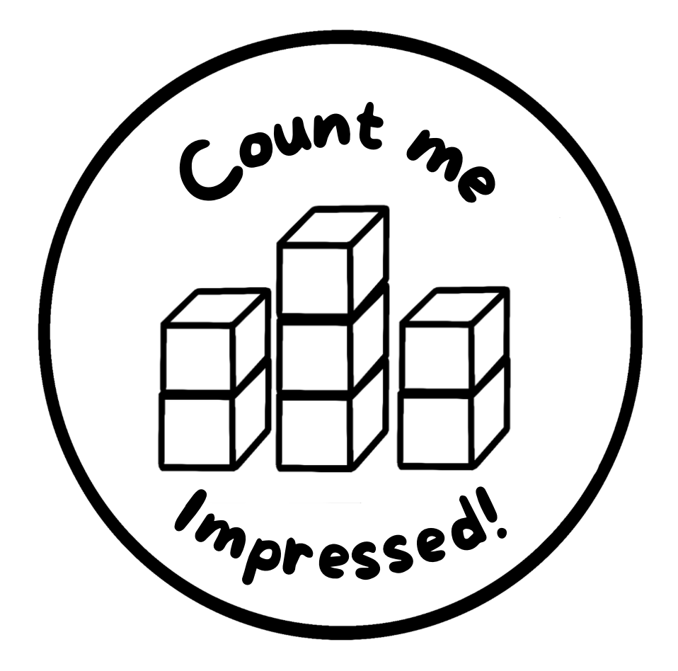 Non-Personalised Count Me Impressed! Stamp