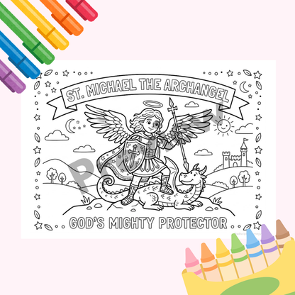 All Saints Day Colouring Pages