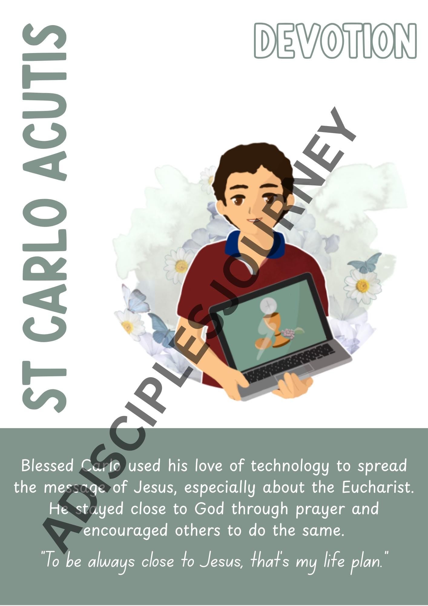 Catholic Saints Classroom Resource Posters