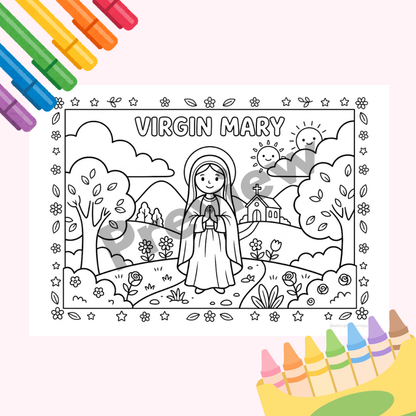 All Saints Day Colouring Pages
