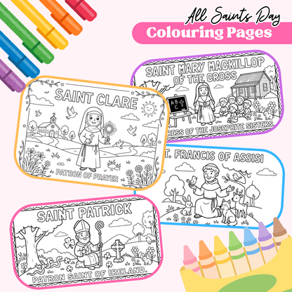 All Saints Day Colouring Pages