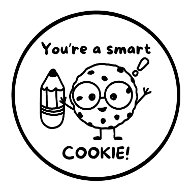 Non-Personalised You're A Smart Cookie! Stamp