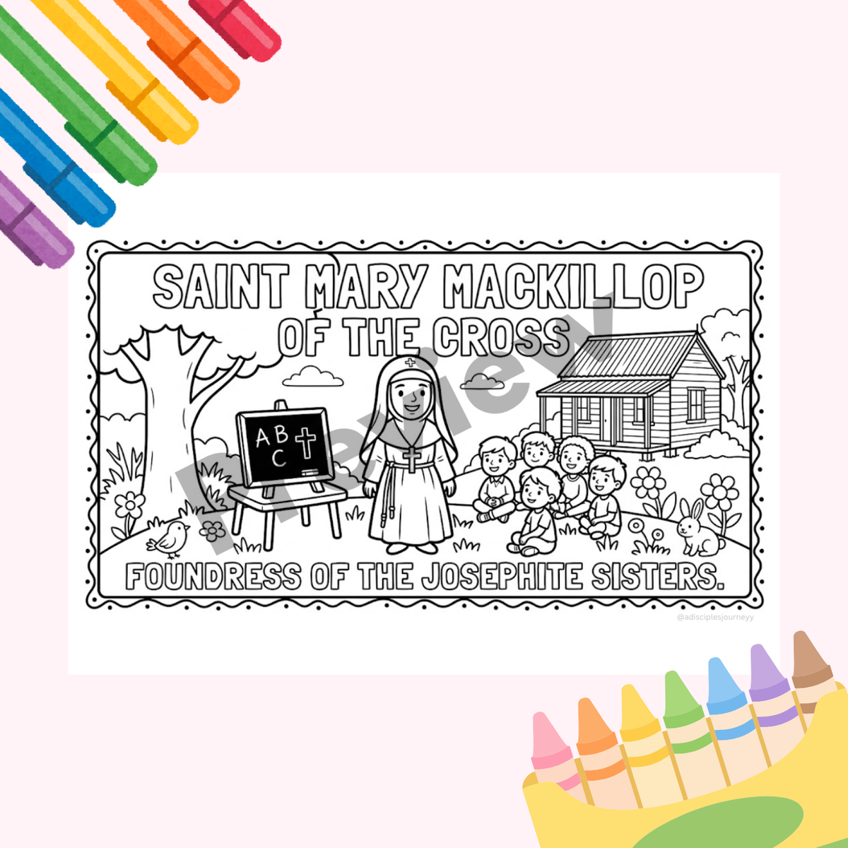 All Saints Day Colouring Pages
