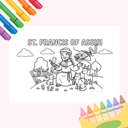 All Saints Day Colouring Pages