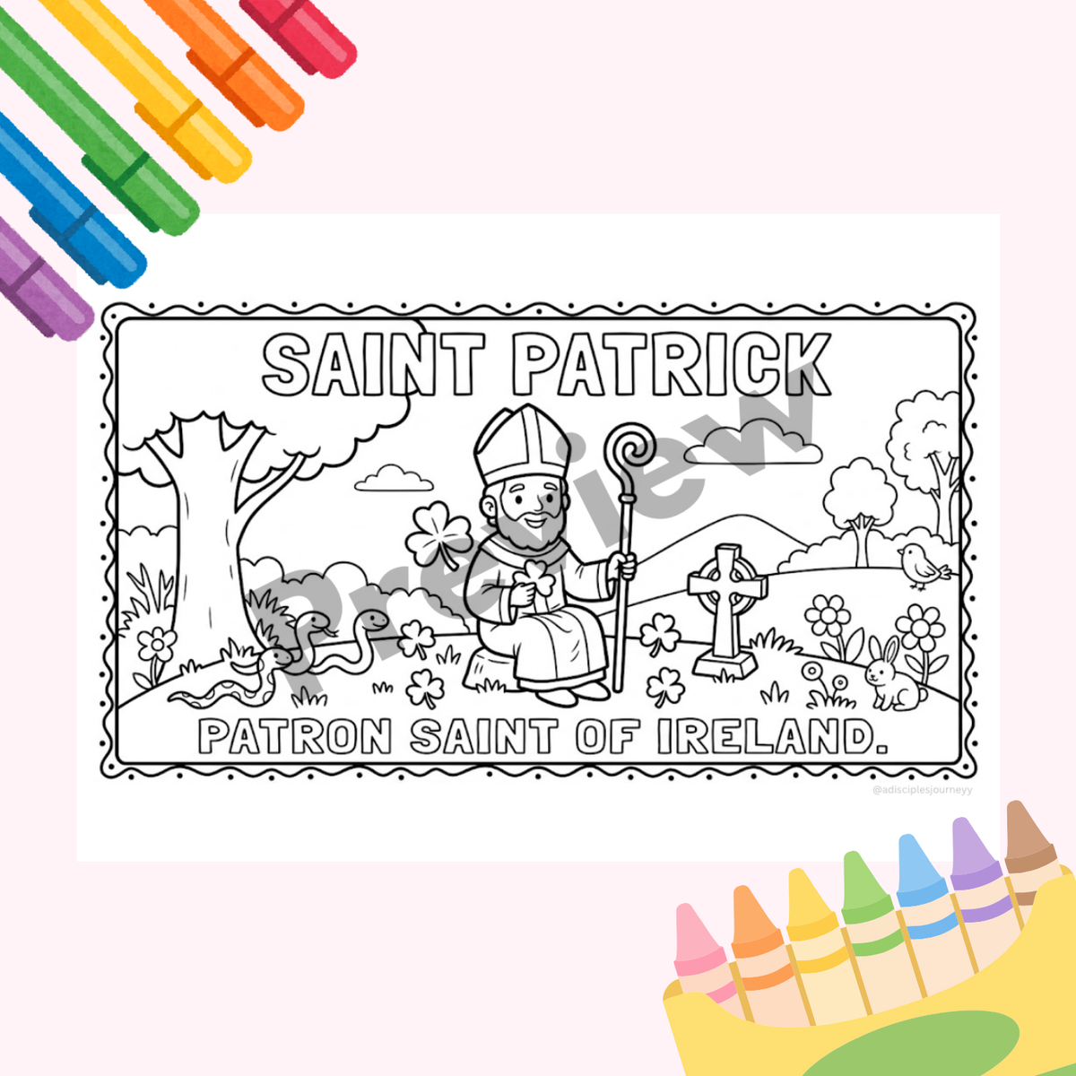 All Saints Day Colouring Pages