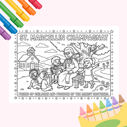 All Saints Day Colouring Pages