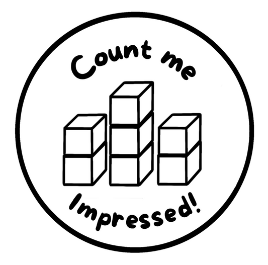 Non-Personalised Count Me Impressed! Stamp
