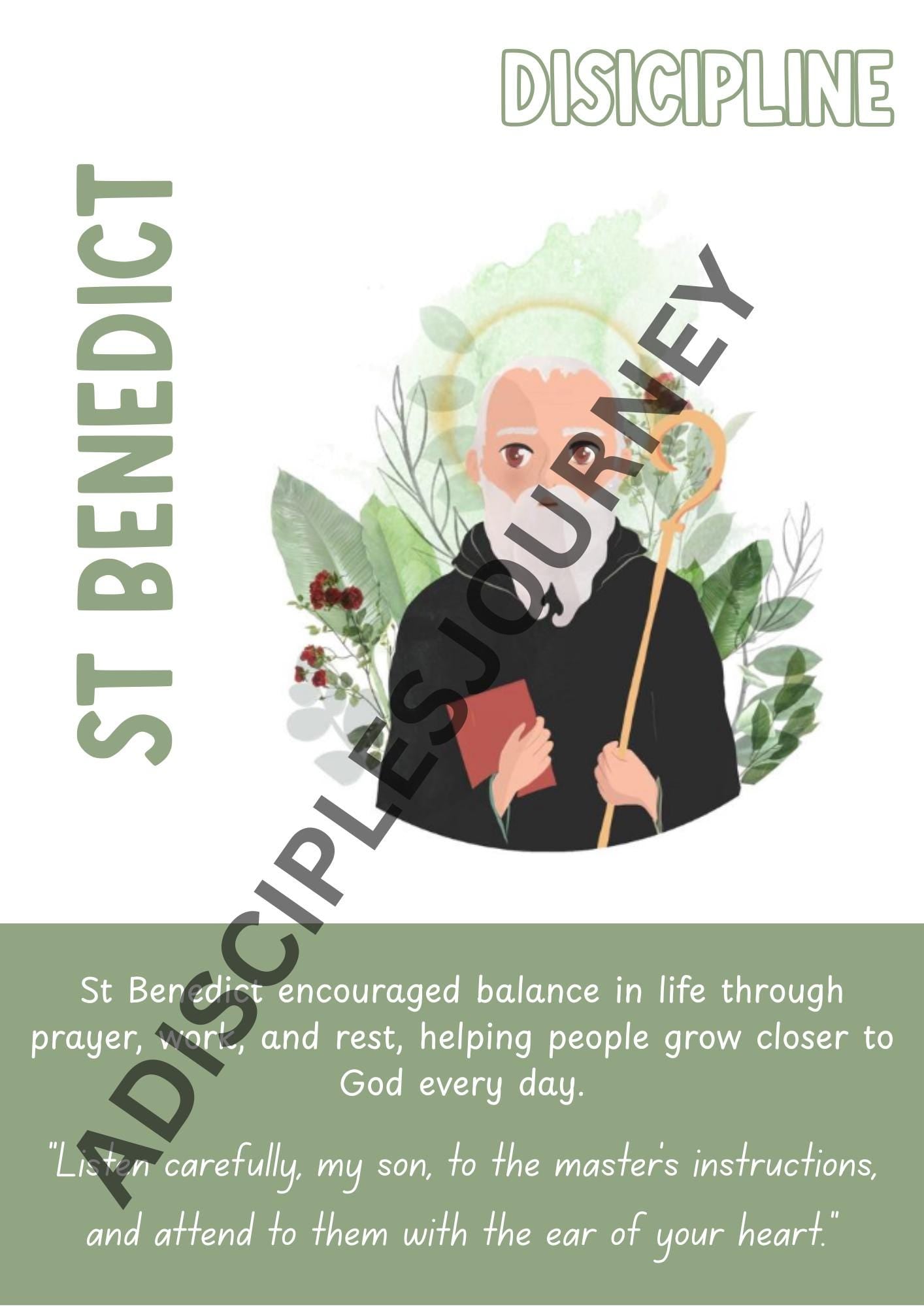 Catholic Saints Classroom Resource Posters